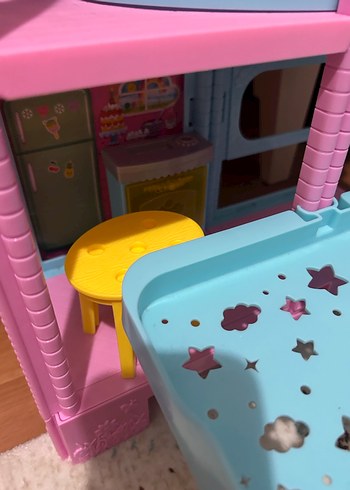 Pastel Pembe Oyuncak Ev - Görsel 4