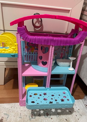 Pastel Pembe Oyuncak Ev - Görsel 8