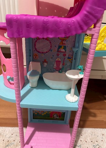 Pastel Pembe Oyuncak Ev - Görsel 2