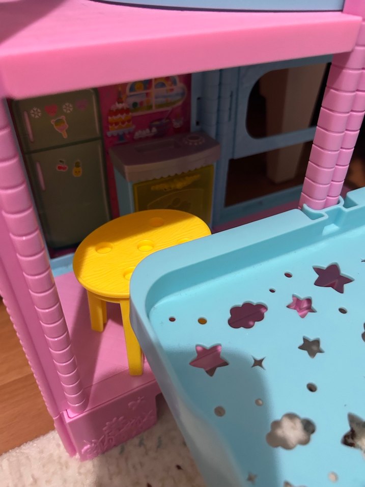 Pastel Pembe Oyuncak Ev - Görsel 4