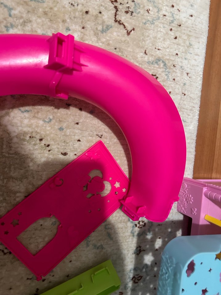 Pastel Pembe Oyuncak Ev - Görsel 5