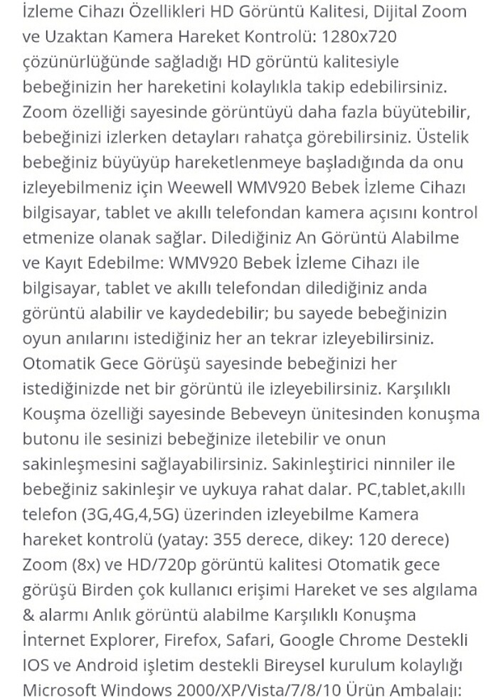 Weewell bebek kamerasi  - Görsel 3