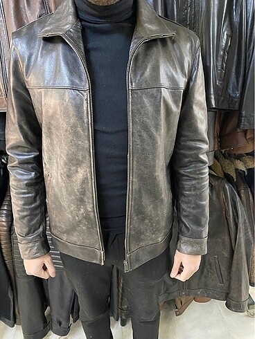 xl Beden Hakiki Deri Mont