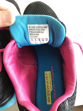 38 Beden Skechers Gökkuşağı 38 MEMORY foam