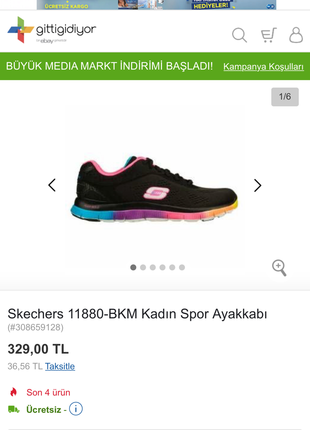 38 Beden çeşitli Renk Skechers Gökkuşağı 38 MEMORY foam