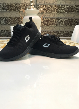 37 Beden siyah Renk Skechers 37 MEMORY foam