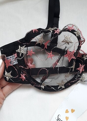 s Beden Siyah yıldız detaylı bralet takım