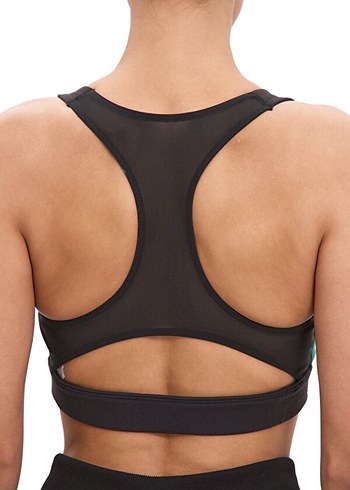 Kadın Siyah Spor Büstiyer Reebok - Görsel 3