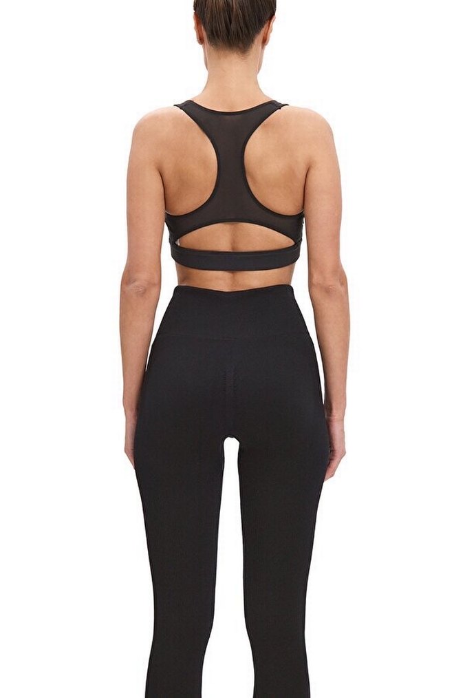 Kadın Siyah Spor Büstiyer Reebok - Görsel 2