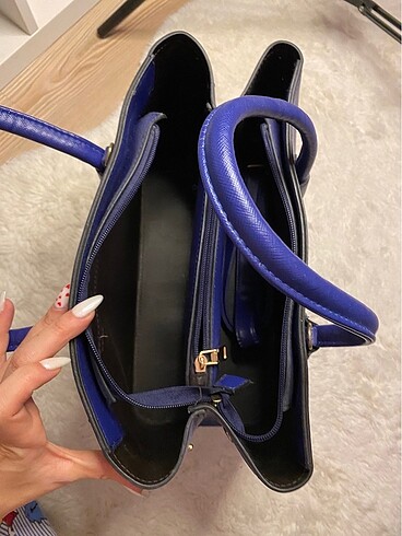 Prada lacivert çanta - Görsel 4