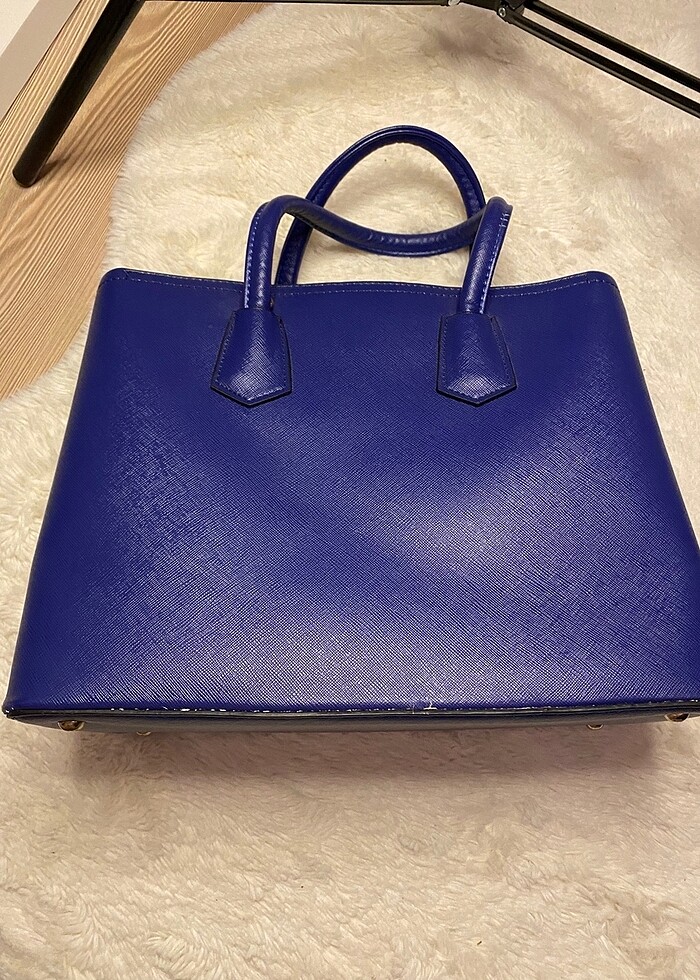 Prada lacivert çanta - Görsel 5