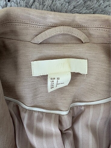 H&M uçuk pembe ceket - Görsel 4