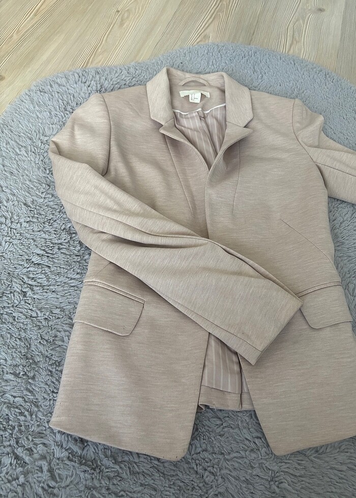 H&M uçuk pembe ceket - Görsel 5