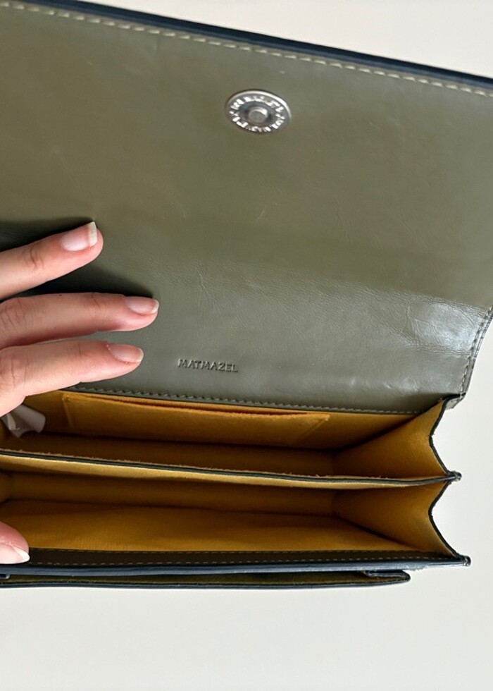 Matmazel haki omuz çantası - Görsel 3