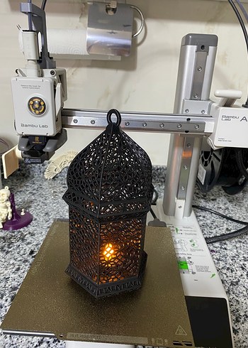 Bej Desenli Metal Mumluk - Görsel 3