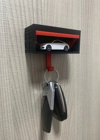 Siyah Telefon Tutucu ve Anahtarlık - Görsel 2