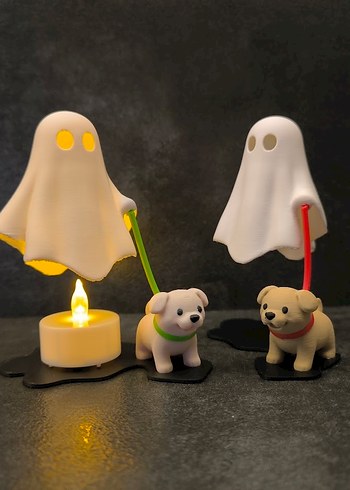 Sevimli Hayalet ve Köpek Mumluk - Görsel 3