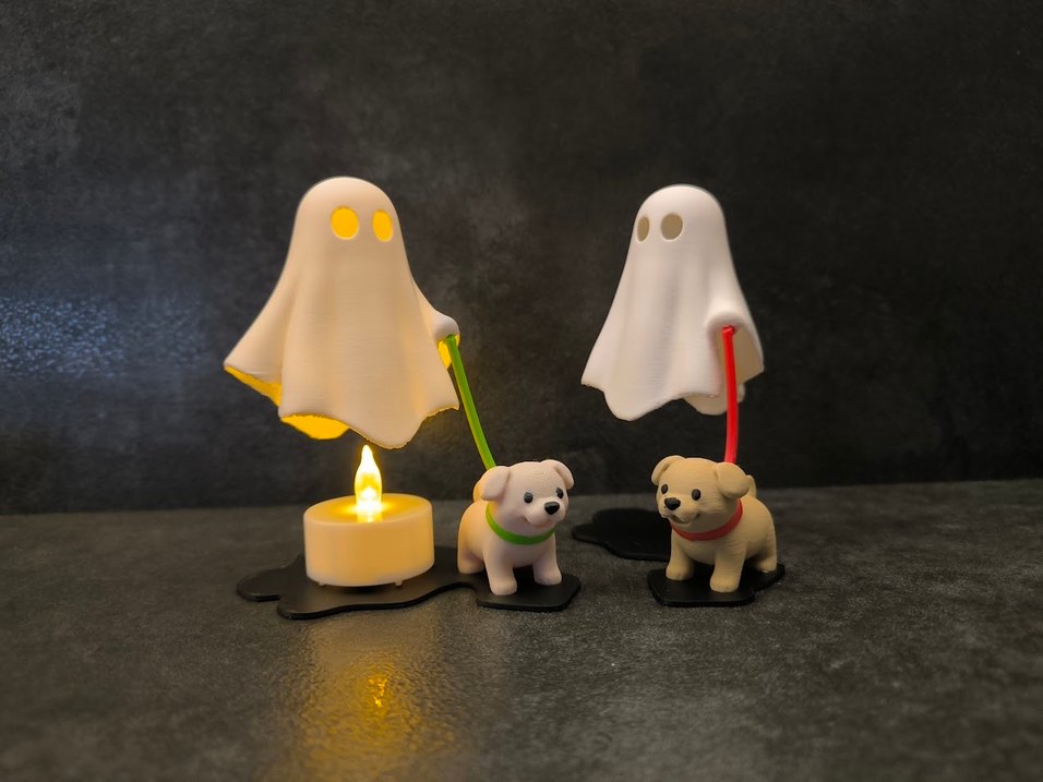 Sevimli Hayalet ve Köpek Mumluk - Görsel 3