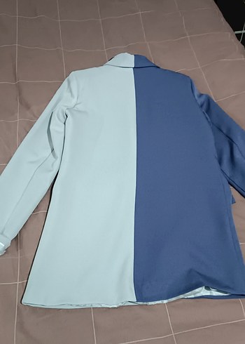 İki Renkli Kadın Blazer Ceket - Görsel 5