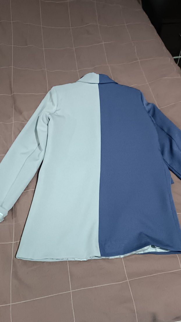 İki Renkli Kadın Blazer Ceket - Görsel 5