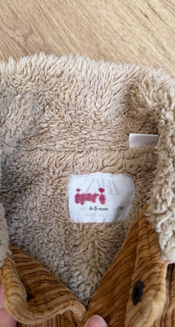 Çocuk Süet Ceket içi kürklü - Görsel 2