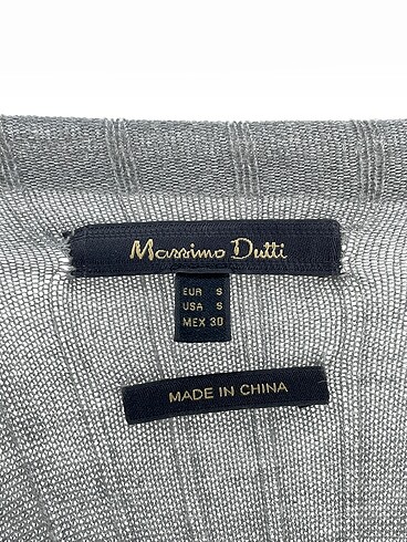 s Beden gri Renk Massimo Dutti Uzun Elbise %70 İndirimli.