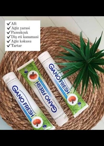 Diğer Gano Fresh Diş Macunu %100 Orijinal