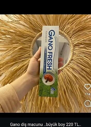 Diğer Gano fresh diş macunu