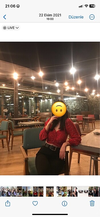 Diğer Kırmızı bluz