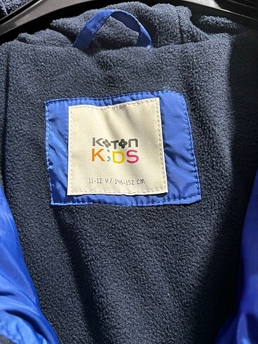 11-12 Yaş Beden Koton çocuk şişme mont
