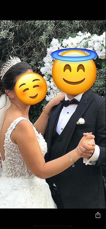 36 Beden beyaz Renk Oleg Cassini Gelinli