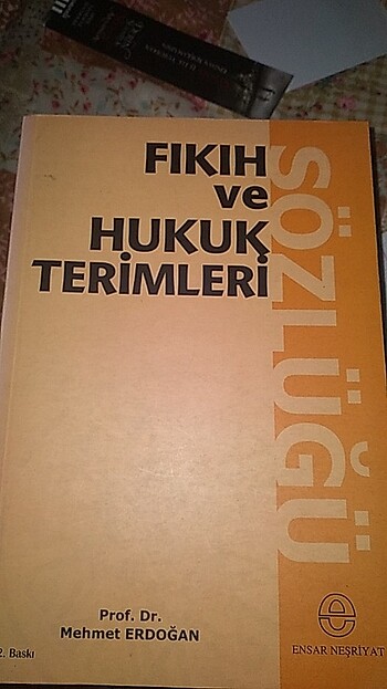 FIKIH VE HUKUK TERIMLERI