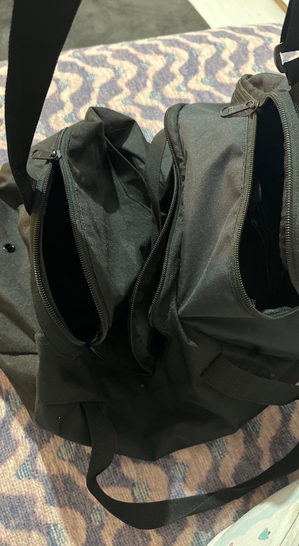 Siyah Erkek Spor Çantası Tokalı - Görsel 5