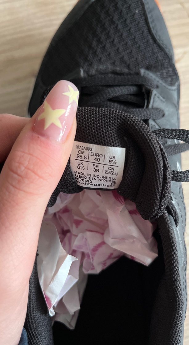 Siyah Bağcıklı Kadın Spor Ayakkabı - Görsel 4