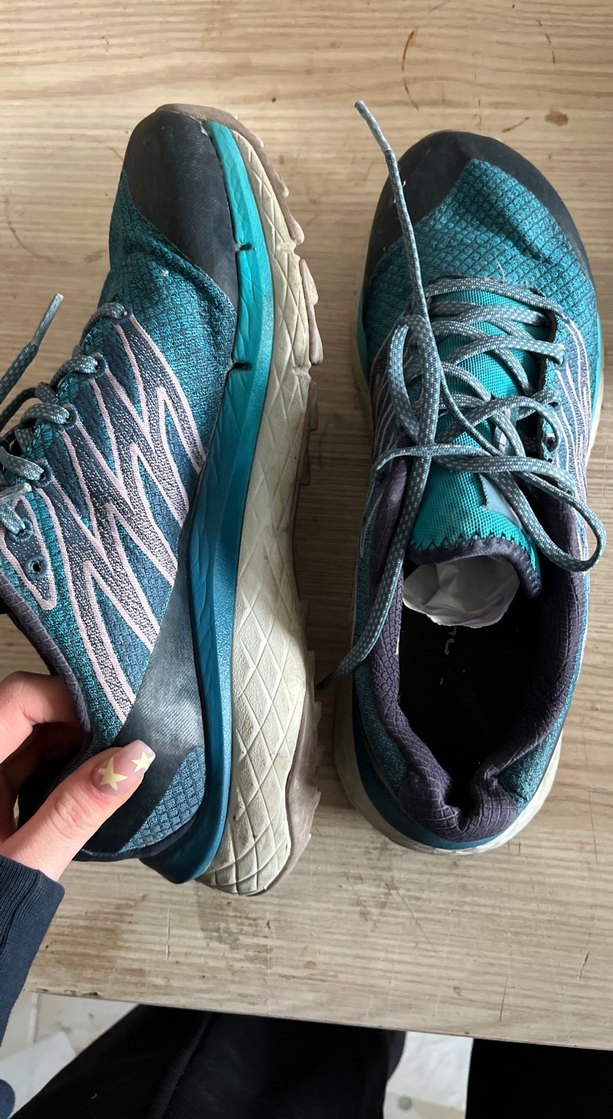 Turkuaz Elastik Bağcıklı Kadın Spor Ayakkabı - Görsel 2