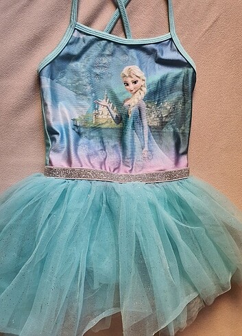 Frozen Frozen Elsa Tütülü Mayo Elbise 6 Yaş 