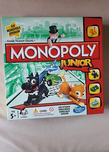 Monopoly Junior Kutu Oyunu