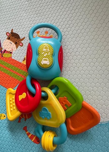 Renkli Bebek Diş Kaşıyıcı ve Çıngırak - Görsel 2