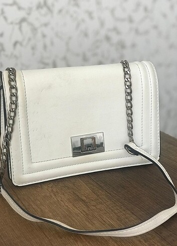 Stradivarius Stradivarius Ekru kol çantası 