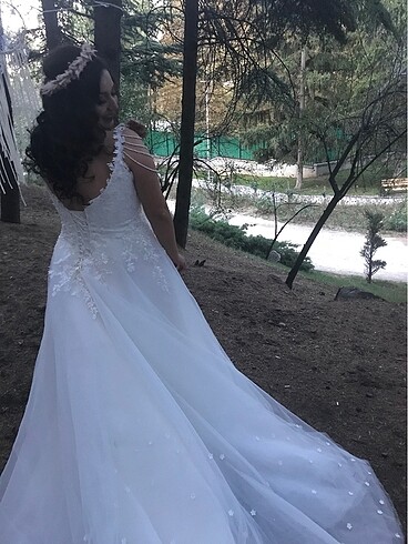 diğer Beden beyaz Renk Özel dikim gelinlik