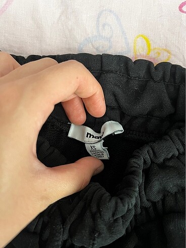 xs Beden Mavi Siyah Basic Eşofman Altı