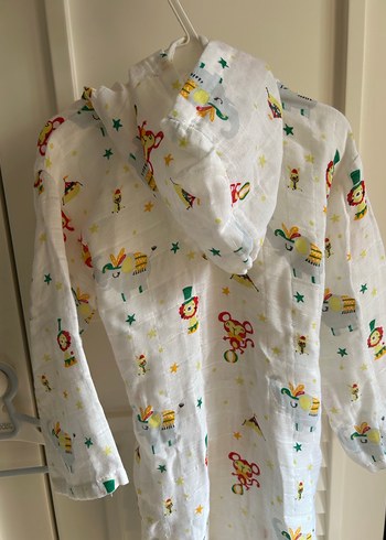 Çocuk müslin Bornoz - Görsel 4