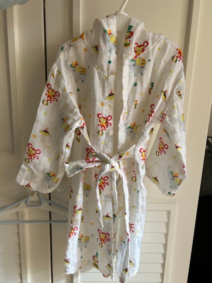 Çocuk müslin Bornoz - Görsel 3