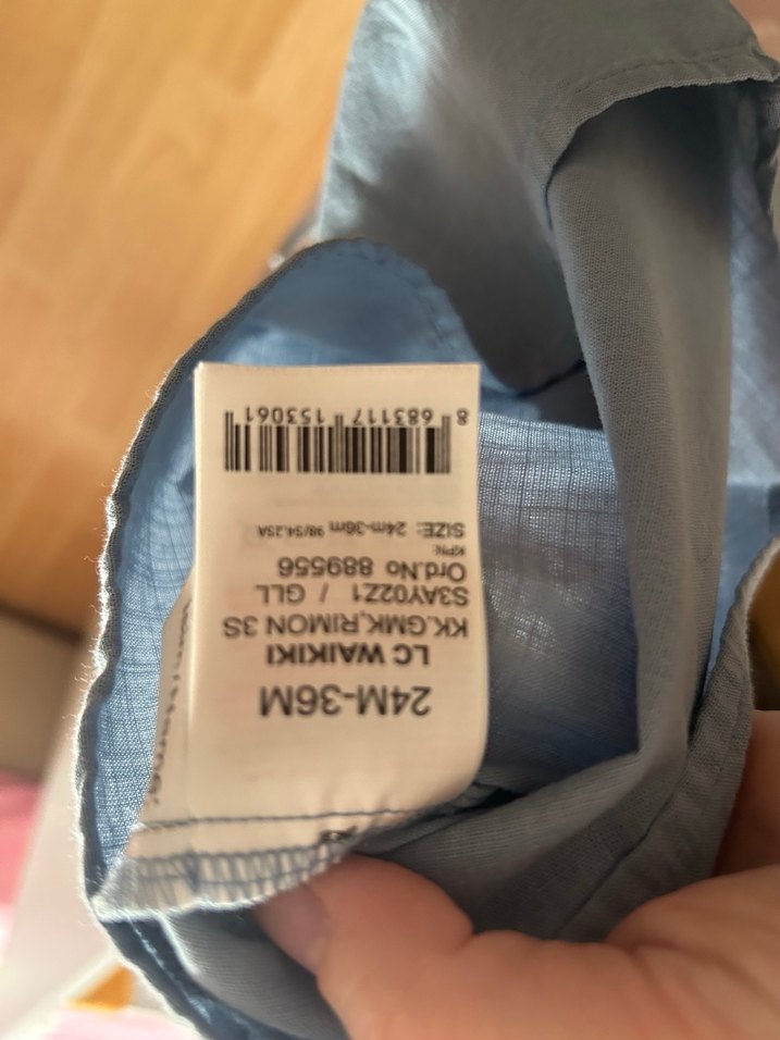 Erkek bebek gömlel - Görsel 4