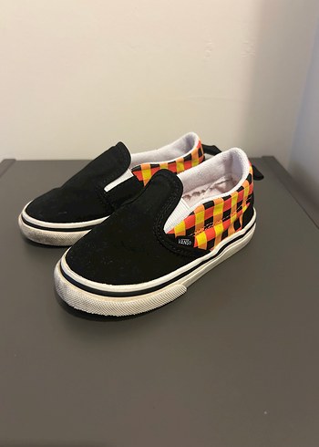 Vans Erkek Çocuk Sarı Kareli Spor Ayakkabı
