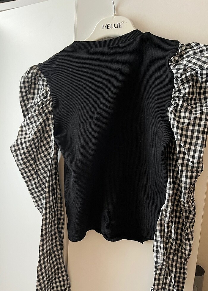 Balon kol bluz - Görsel 3