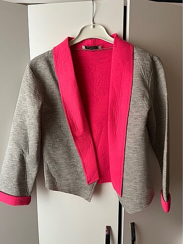 Crop blazer ceket - Görsel 2