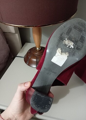 40 Beden bordo Renk Topuklu ayakkabi