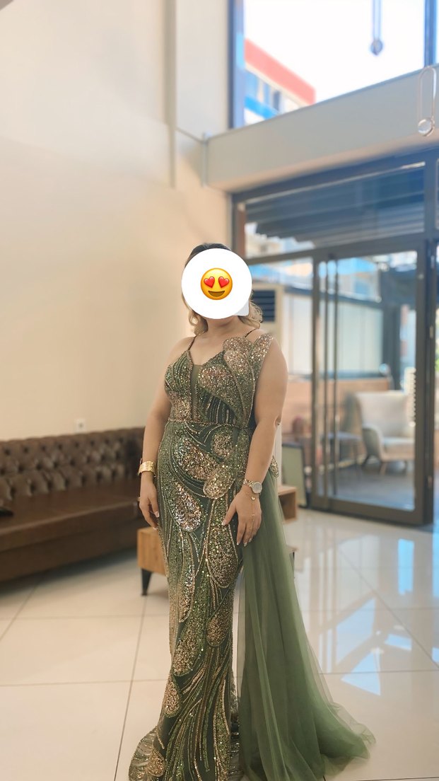 Tasarım abiye sünnet annesi elbisesi nişan elbisesi görümce elbs - Görsel 2