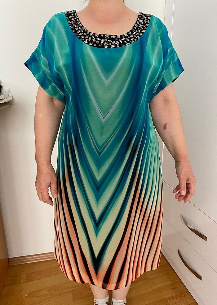 Mode bravo 44 beden şık elbise - Görsel 4